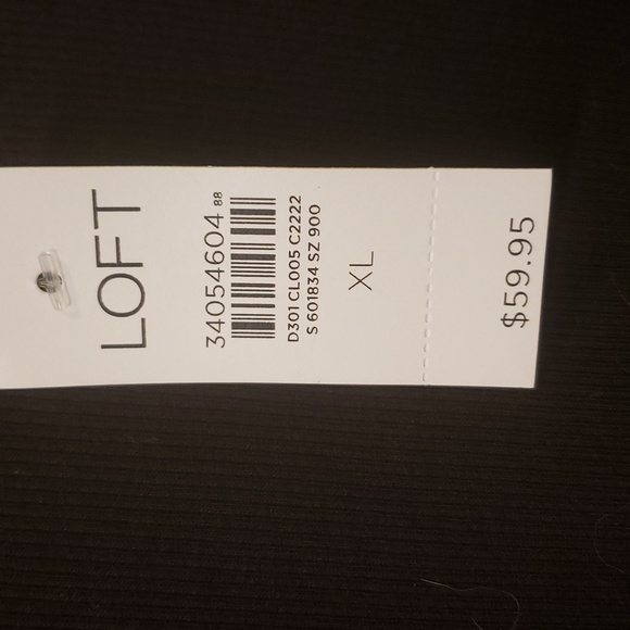 NWT LOFT Long Sleeve Plaid Women's Top - Picture 4 of 7